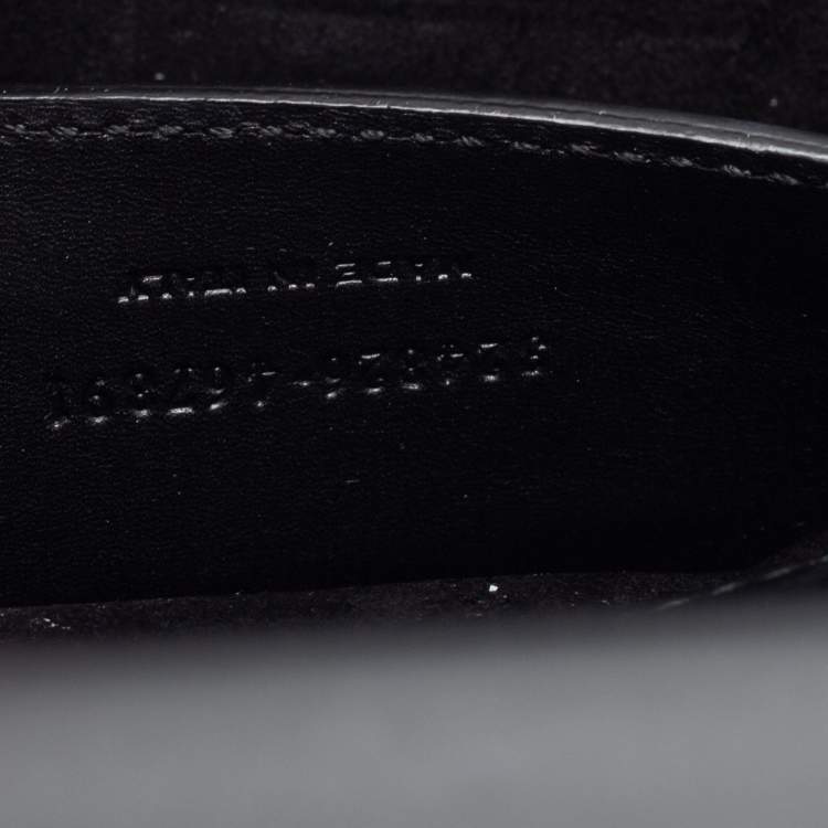 مملوكة مسبقًا Saint Laurent Black Leather Lutetia Clutch 