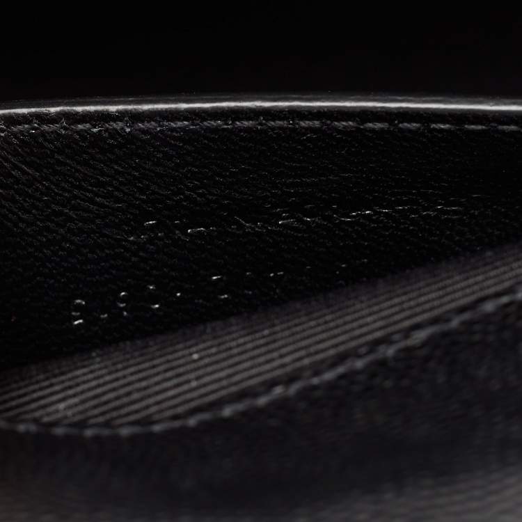 Pre Owned Saint Laurent Black Leather Medium Kate Shoulder Bag