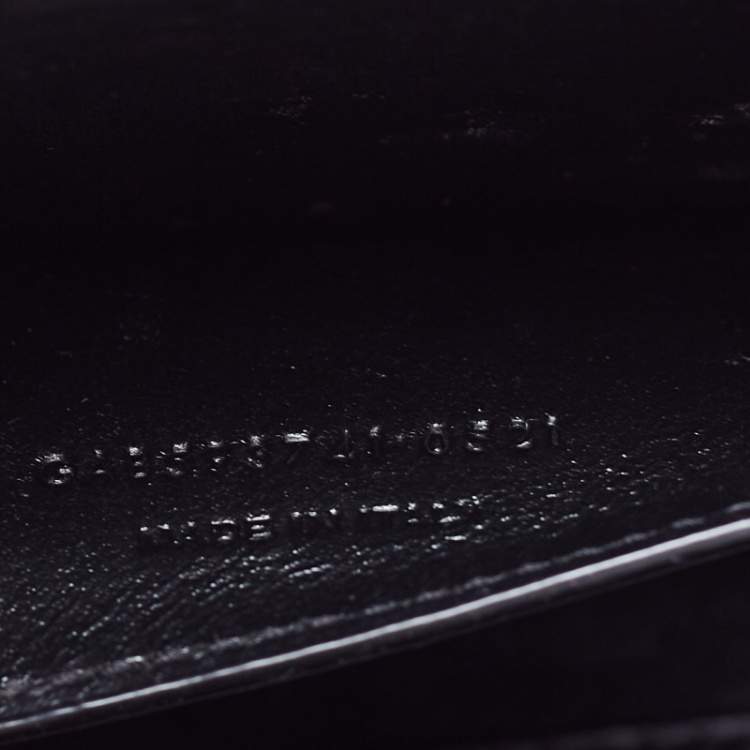 Pre Owned Saint Laurent Black Leather Tote