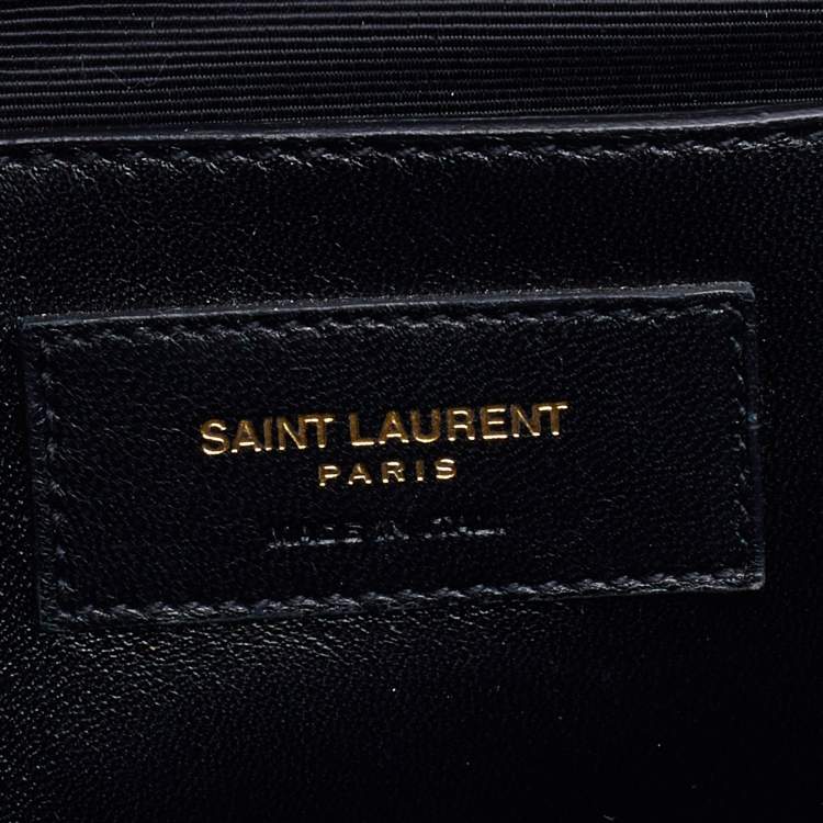 Pre Owned Saint Laurent Burgundy Leather Medium Kate Shoulder Bag