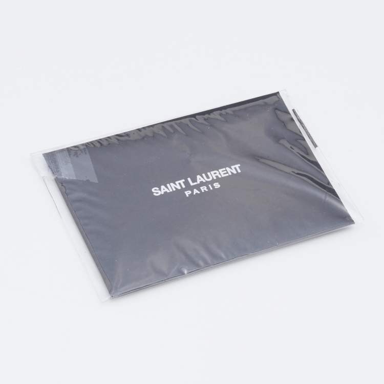 مملوكة مسبقًا Saint Laurent Black Patent Leather Kate Tassel Clutch