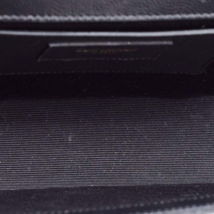 Pre Owned Saint Laurent Black Leather Kate Shoulder Bag