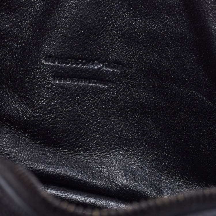 Pre Owned Saint Laurent Black Quilted Leather Lou Camera Crossbody Bag