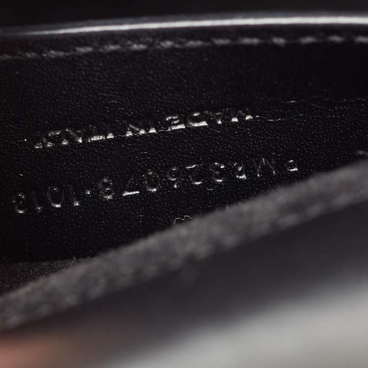 Pre Owned Saint Laurent Black Leather Kate Tassel Shoulder Bag
