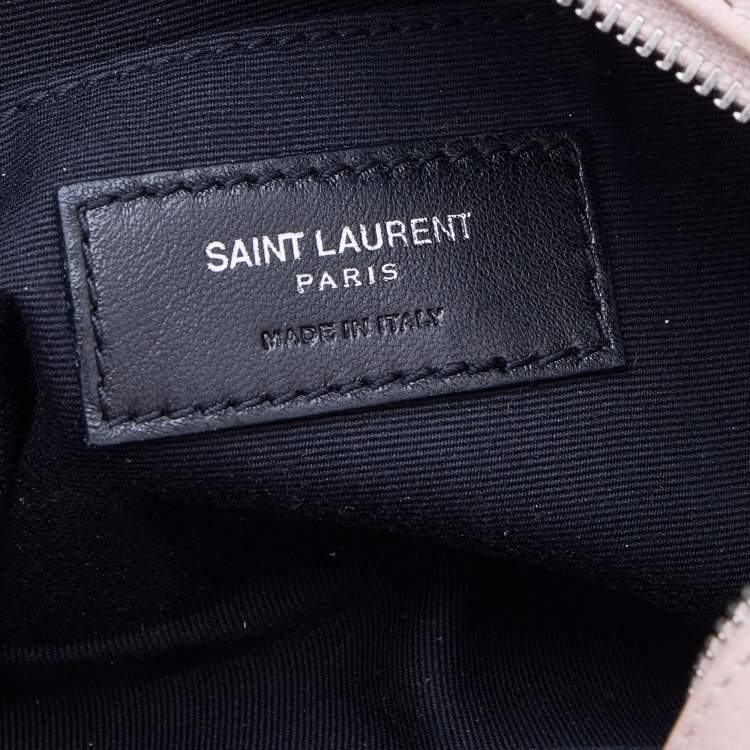 Pre Owned Saint Laurent Beige Leather Lou Belt Bag