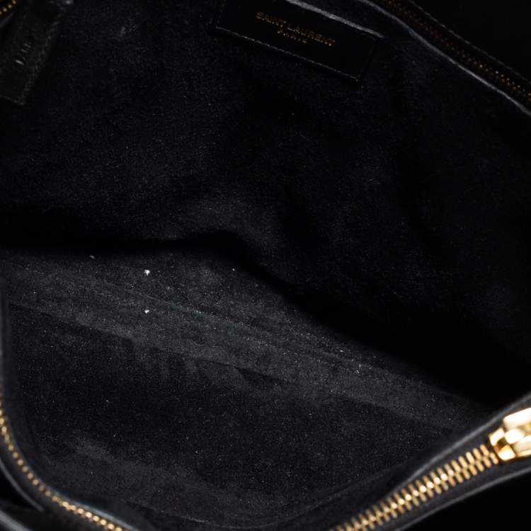 مملوكة مسبقًا Saint Laurent Black Leather Small Classic Sac De Jour Tote