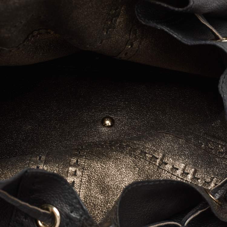 مملوكة مسبقًا Saint Laurent Black Leather Tote