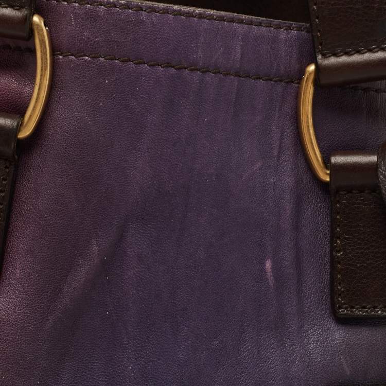 Pre Owned Saint Laurent Multicolor Leather Downtown Tote
