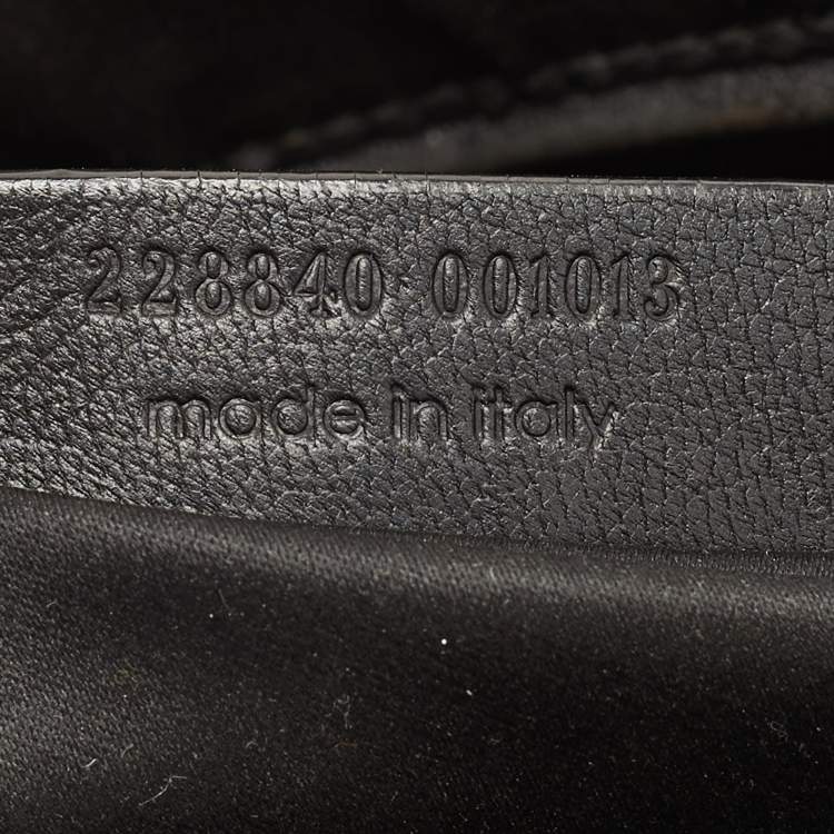 Pre Owned Saint Laurent Black Leather Roady Hobo