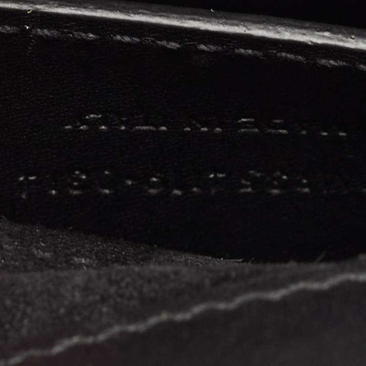 Pre Owned Saint Laurent Black Leather Kate Tassel Shoulder Bag