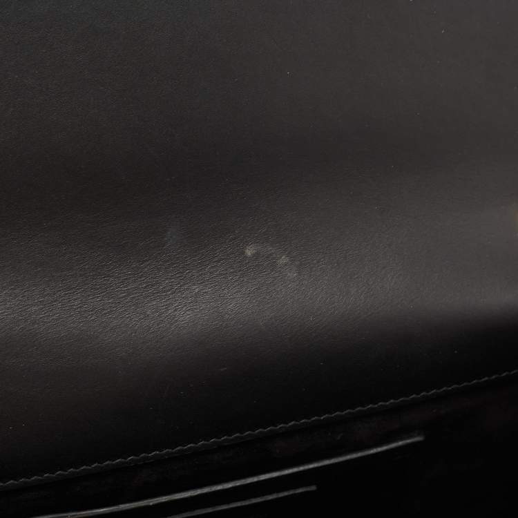 Pre Owned Saint Laurent Black Leather Kate Tassel Shoulder Bag