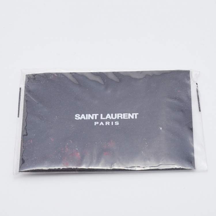 Pre Owned Saint Laurent Black Leather and Canvas Small Muse Two Top Handle Bag