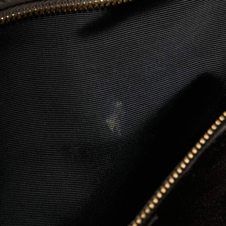 Pre Owned Saint Laurent Grey Leather Small Classic Sac De Jour Tote