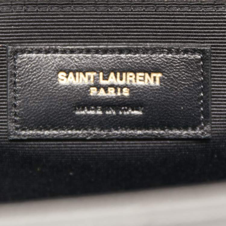 مملوكة مسبقًا Saint Laurent Grey Matelassé Leather Large Cassandre Flap Bag