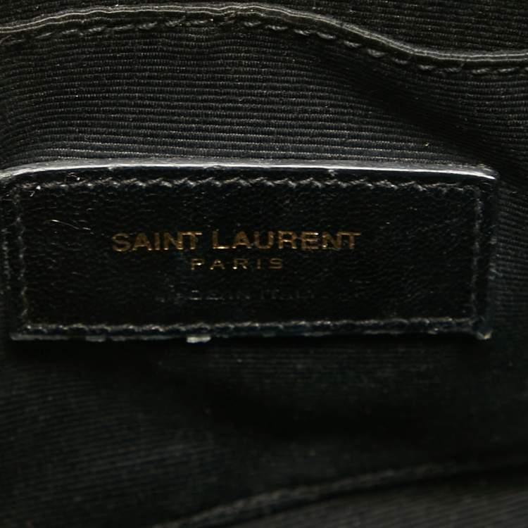 Pre Owned Saint Laurent Black Leather Nano Classic Sac De Jour Tote