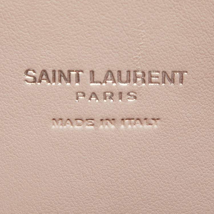 مملوكة مسبقًا Saint Laurent Pink Leather Nano Classic Sac De Jour Tote