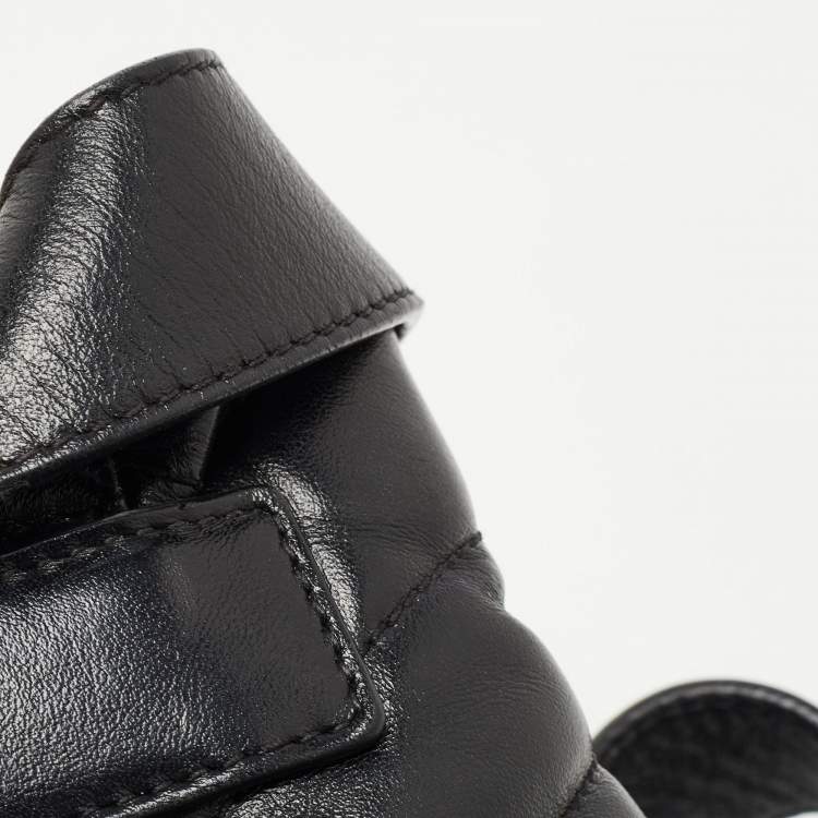 Pre Owned Saint Laurent Black Y Quilted Leather Loulou Backpack