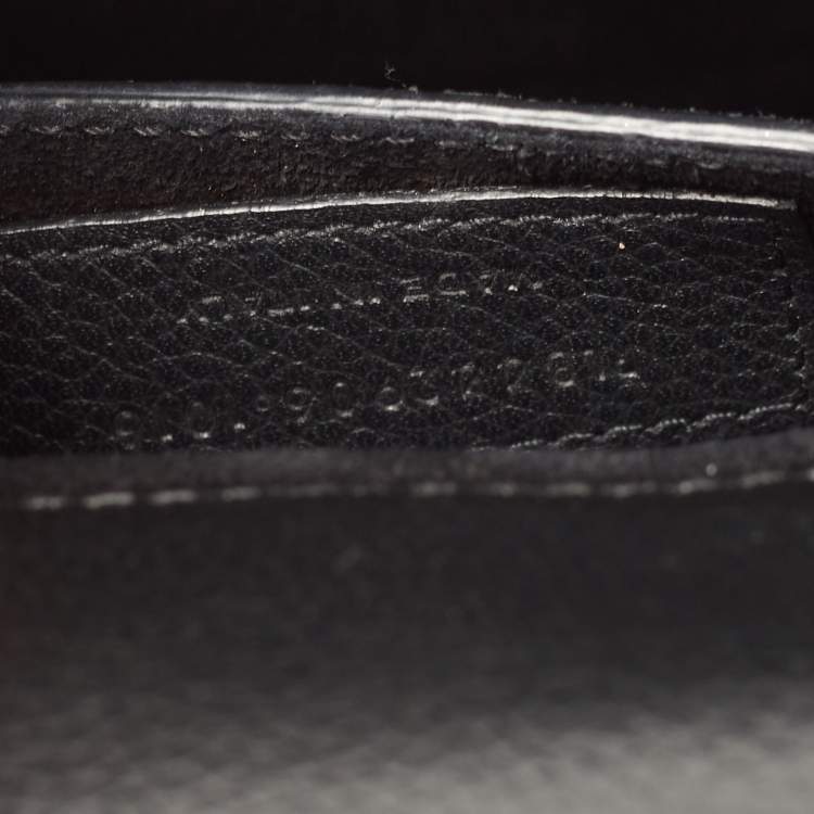 Pre Owned Saint Laurent Black Leather Medium Sunset Shoulder Bag