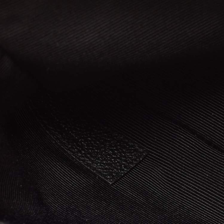 Pre Owned Saint Laurent Black Leather Small Cabas Rive Gauche Tote