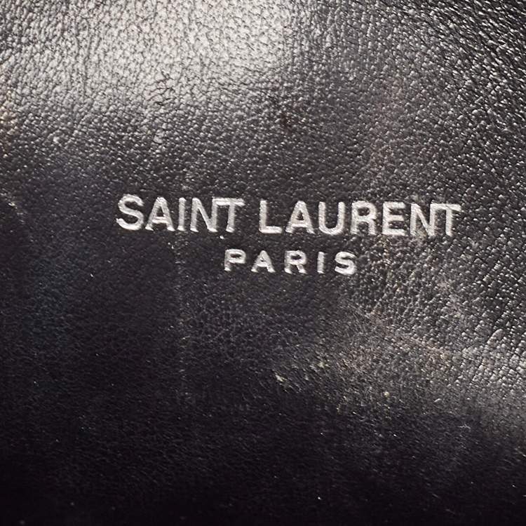 مملوكة مسبقًا Saint Laurent Black Leather Baby Classic Sac De Jour Tote