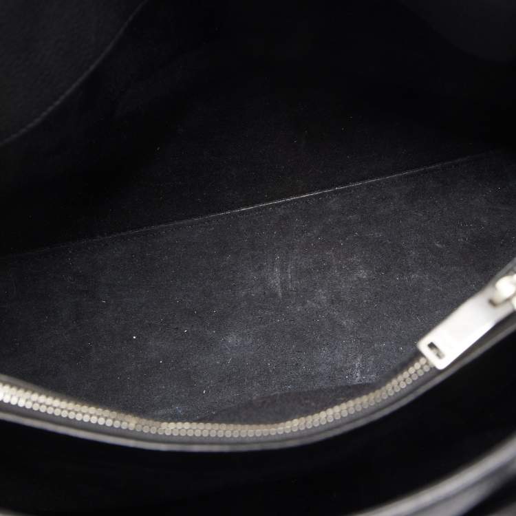 Pre Owned Saint Laurent Black Leather Small Classic Sac De Jour Tote