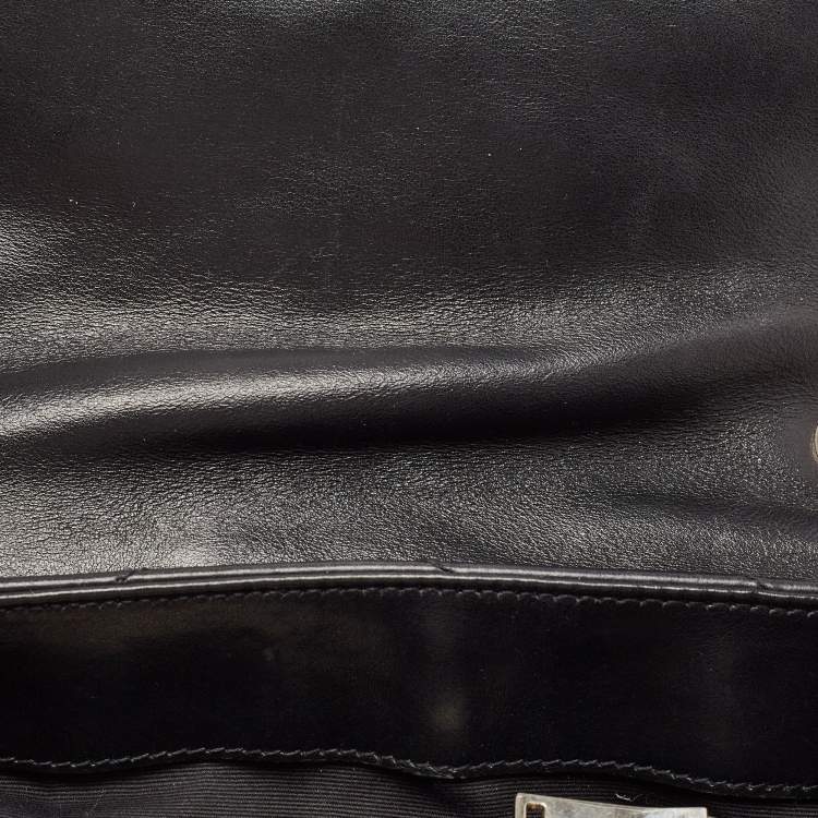 مملوكة مسبقًا Saint Laurent Black Leather Small Loulou Shoulder Bag