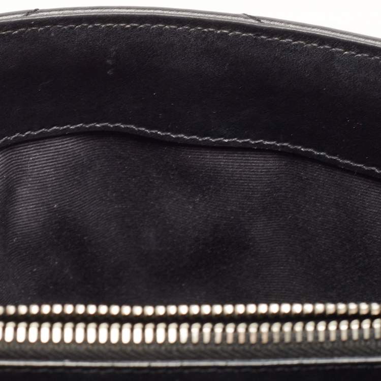 مملوكة مسبقًا Saint Laurent Black Leather Small Loulou Shoulder Bag
