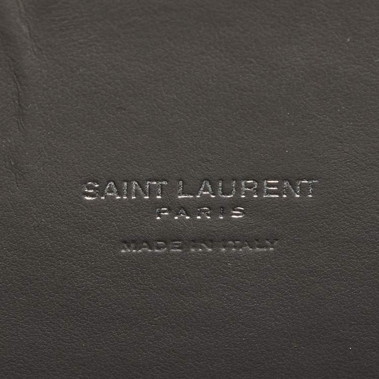 مملوكة مسبقًا Saint Laurent Grey Croc Leather Baby Classic Sac De Jour Tote