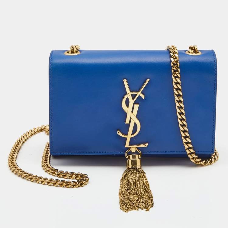 Saint Laurent Blue Bags & Handbags for Women for sale
