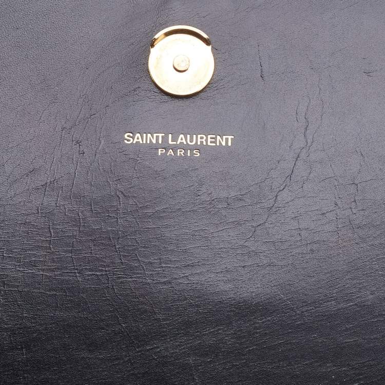 مملوكة مسبقًا Saint Laurent Black Leather Medium Kate Tassel Shoulder Bag