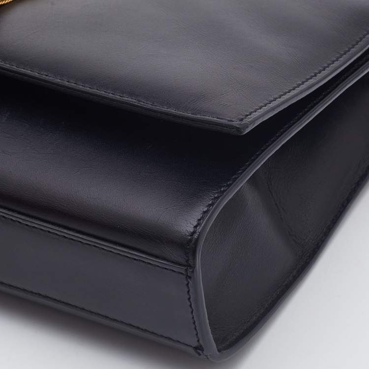 مملوكة مسبقًا Saint Laurent Black Leather Medium Kate Tassel Shoulder Bag