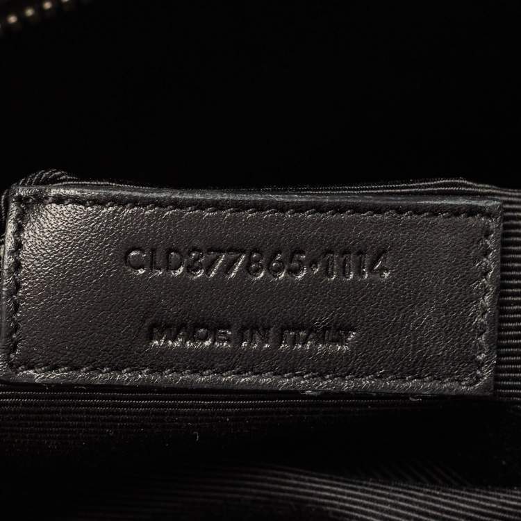 Pre Owned Saint Laurent Black Grain Leather Small Museum Briefcase