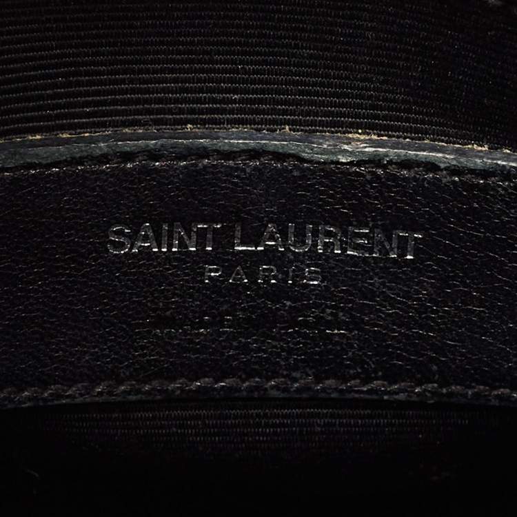 Pre Owned Saint Laurent Black Leather Baby Classic Sac De Jour Tote