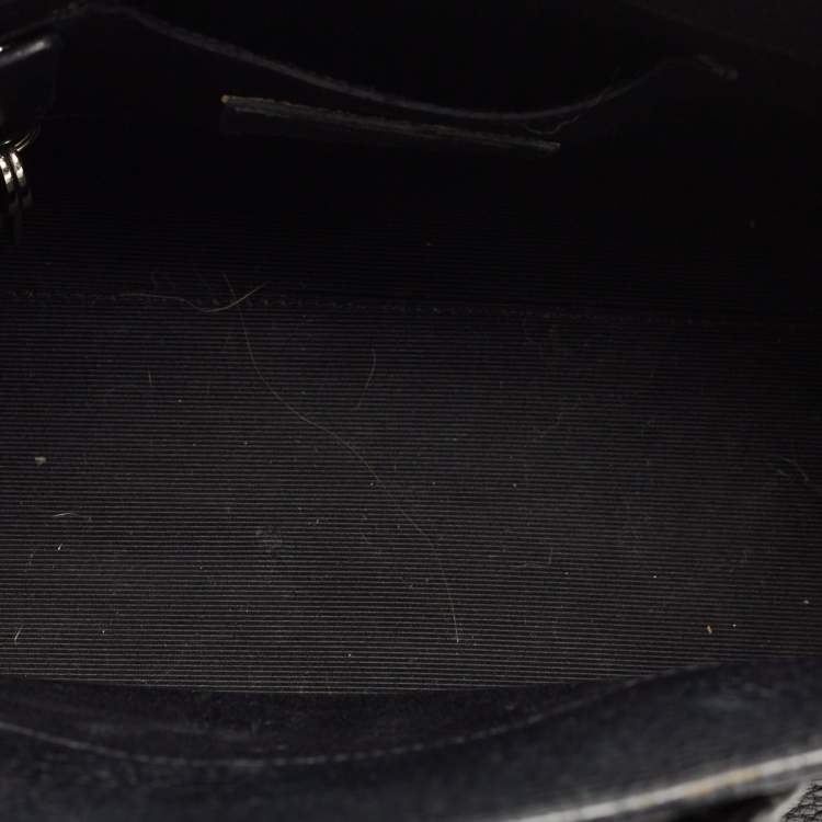 Pre Owned Saint Laurent Black Leather Baby Classic Sac De Jour Tote