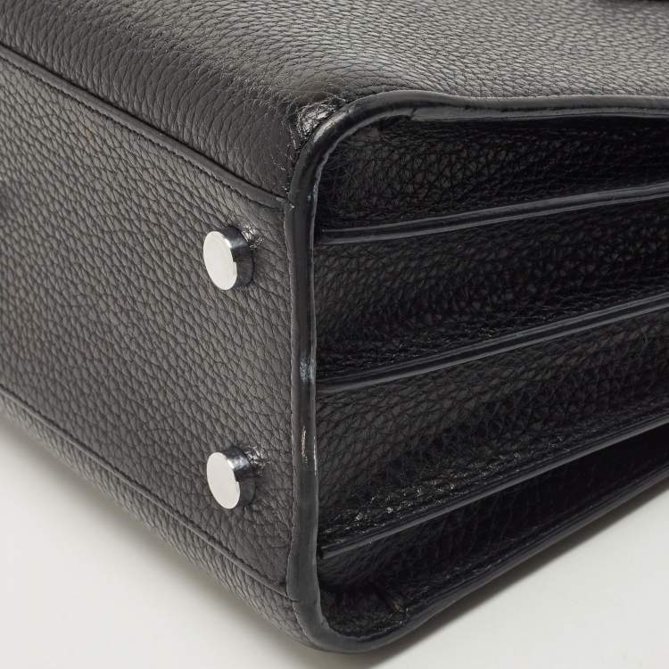 Pre Owned Saint Laurent Black Leather Baby Classic Sac De Jour Tote