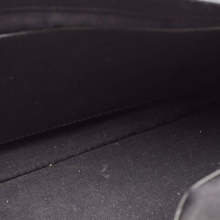 Pre Owned Saint Laurent Black Aged Leather Medium Niki Shoulder Bag