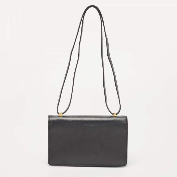 Pre Owned Saint Laurent Black Leather Dylan Small Shoulder Bag