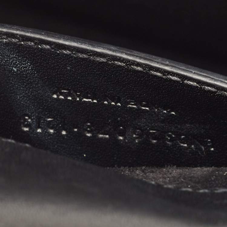Pre Owned Saint Laurent Black Leather Medium Kate Tassel Chain Bag