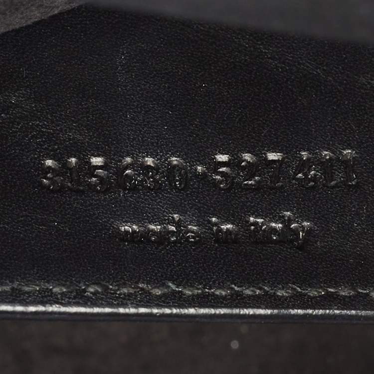 Pre Owned Saint Laurent Black Leather Studded Betty Shoulder Bag