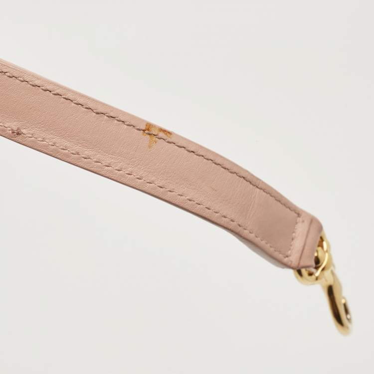 Pre Owned Saint Laurent Pale Pink Leather Nano Classic Sac De Jour Tote