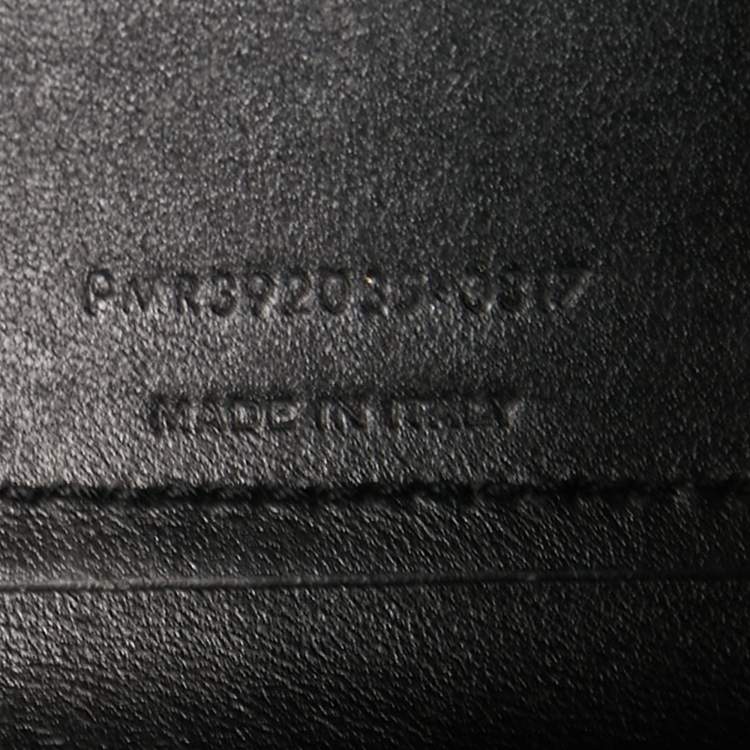 Pre Owned Saint Laurent Black Croc Embossed Leather Nano Classic Sac De Jour Tote