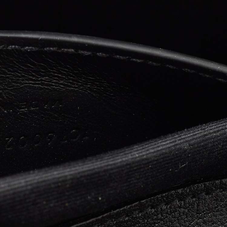 Pre Owned Saint Laurent Black Matelasse Leather Medium College Top Handle Bag