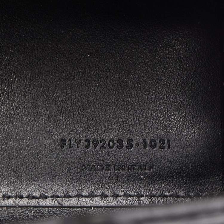 Pre Owned Saint Laurent Black Croc Embossed Leather Nano Classic Sac De Jour Tote