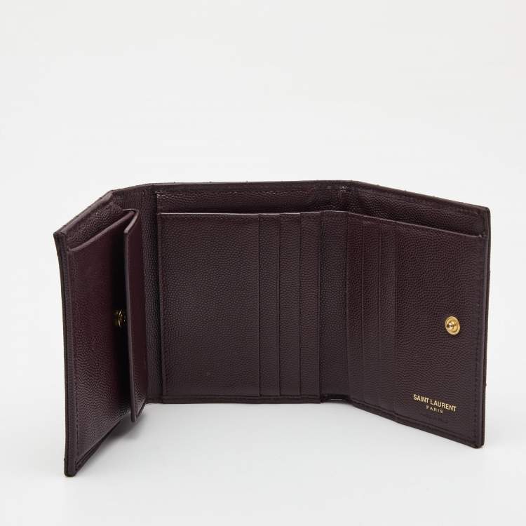 Saint Laurent Cassandre Matelassé Leather Card Case