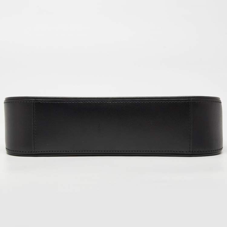 Pre Owned Saint Laurent Black Leather LE 5 À 7 Shoulder Bag