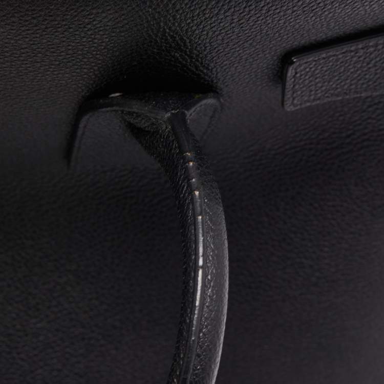 مملوكة مسبقًا Saint Laurent Black Grain Leather Small Classic Sac De Jour Tote
