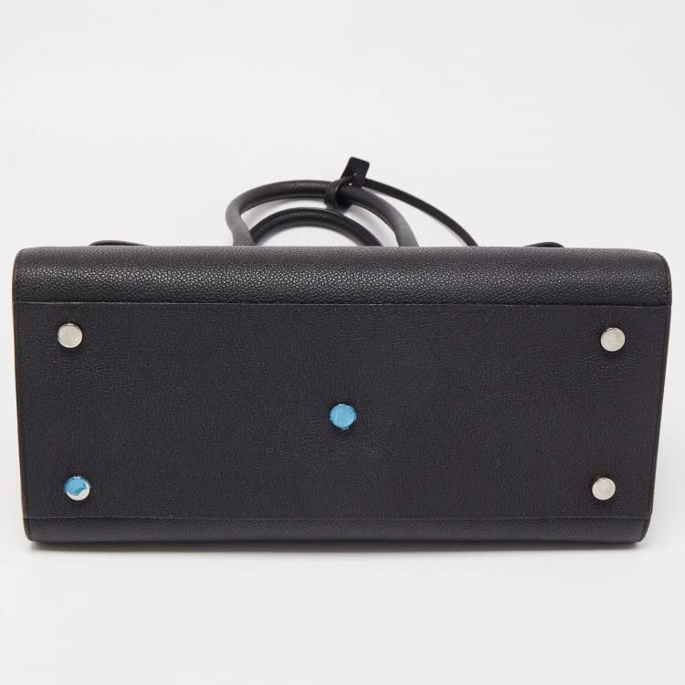 مملوكة مسبقًا Saint Laurent Black Grain Leather Small Classic Sac De Jour Tote