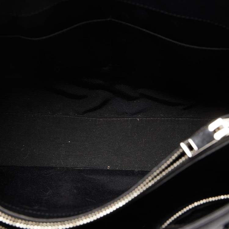 مملوكة مسبقًا Saint Laurent Black Grain Leather Small Classic Sac De Jour Tote