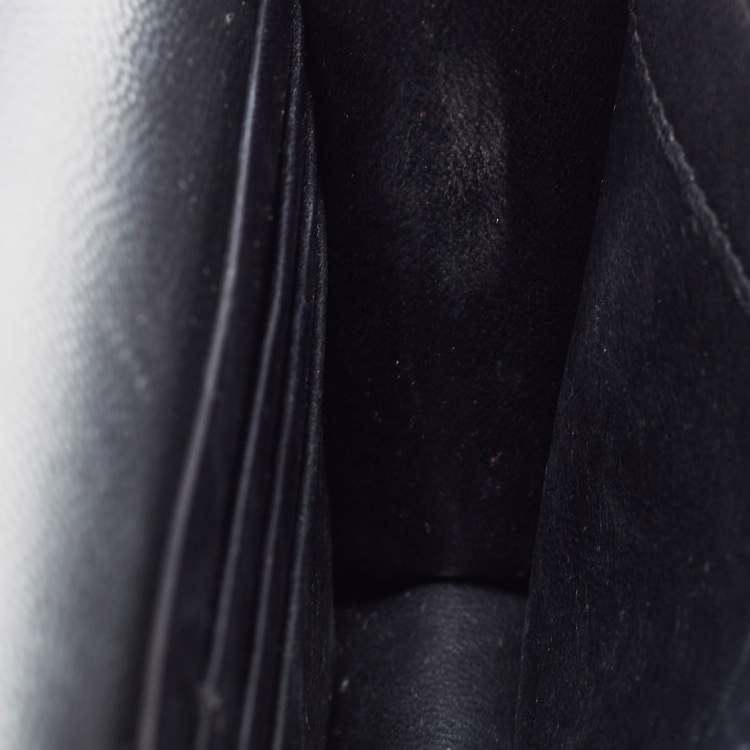 Pre Owned Saint Laurent Grey Leather Kate Tassel Shoulder Bag
