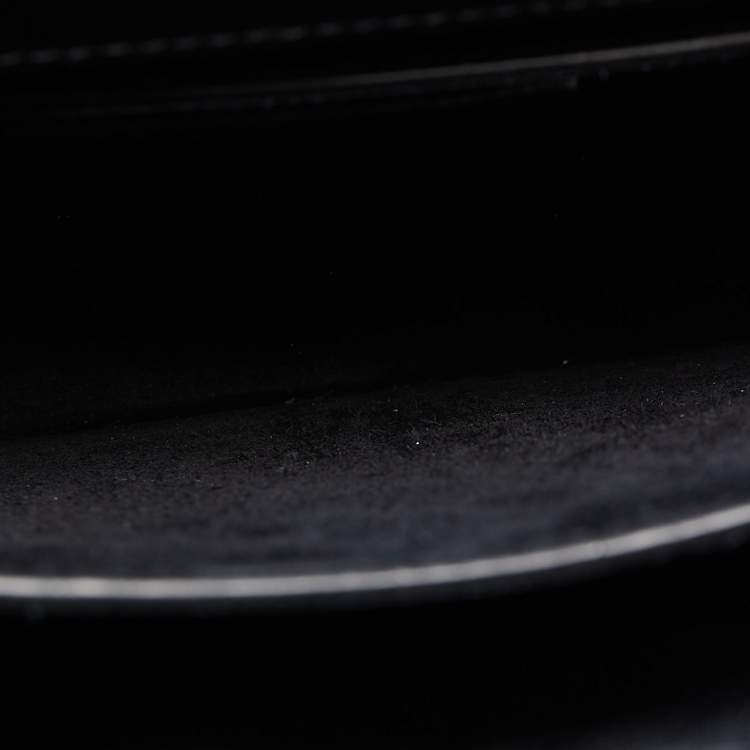 Pre Owned Saint Laurent Black Leather Medium Sunset Shoulder Bag